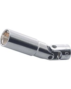 KKN3340C-18 image(0) - Ko-ken USA 3340C-18 3/8 Square Drive 6-Point Universal Clip Type Spark Plug Socket 18 mm