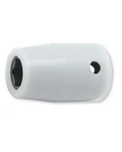 KKN13400M-17FR image(0) - Ko-ken USA 13400M-17FR 3/8 Sq. Dr. Socket with Plastic Protector 17mm 6 point Length 33.3mm Turnable POM cover