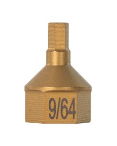 Mayhew 9/64" SAE Hex Dual Drive Bit, 7/16" Drive