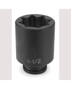 GRE3548SD image(0) - Grey Pneumatic 3/4" Drive x 1-1/2" Deep - 8 Point Socket