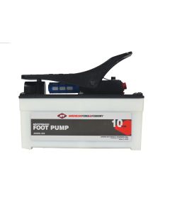 INT806 image(0) - American Forge & Foundry Foot Operated Pump - Air/Hydraulic -Max Working Pressure: 10,000 PSI - Usable Oil Capacity: 29.97 cu in - Output Port Thread (Oil): 1/4" - 18NPTF - Input Port Thread (Air): 1/4" - 18NPT