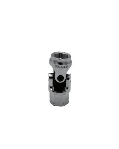 VIMDDSUJM408 image(0) - VIM Tools 8 mm 6 Point Dual Drive Stubby UJ Metric Socket - 1/4 Inch X 11 mm Drive