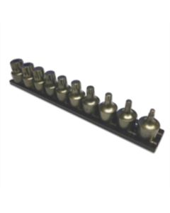 VIM Tools Impact XZN Driver Set 10 Piece Power Or Hand Approved, 3/8 Square Drive