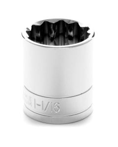 WLMW32534 image(0) - Wilmar Corp. / Performance Tool 1/2" Drive 1-1/16" 12pt Socket