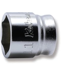 KKN2400MZ-11 image(0) - Ko-ken USA 2400MZ-11 1/4 Sq. Dr. Socket 11mm 6 point Length 15mm Z-series