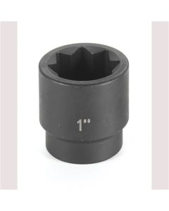 GRE2532S image(0) - Grey Pneumatic 1/2" Drive x 1" Standard - 8 Point Socket