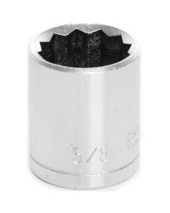 WLMW38520 image(0) - Wilmar Corp. / Performance Tool 3/8" Drive 5/8" 12pt Socket