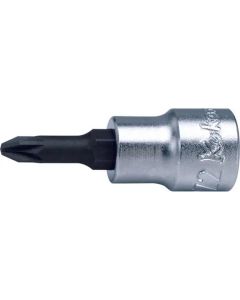 KKN3000-50-PZ2 image(0) - Ko-ken USA 3000.50-PZ2 3/8 Square Drive Bit Socket PZ2 Length 50 mm