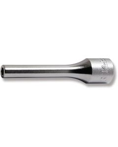 KKN2300M-3 image(0) - Ko-ken USA 2300M-3 1/4 Square Drive Socket 3 mm 6 Point Length 50 mm
