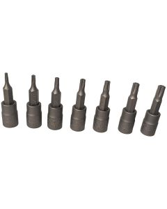 OTC5900-TT8-TT30 image(0) - OTC TORX Tamper Resistant Socket Set, 7 pcs. INCLUDES TT8, TT10, TT15, TT20, TT25, TT27, TT30