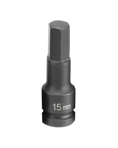 GRE2915M image(0) - Grey Pneumatic 1/2" Drive x 15mm Hex Driver