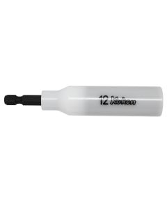 KKN115G-100-12FR image(0) - Ko-ken USA 115G.100-12FR 1/4 Hex Drive Nut Setter with Plastic Protector 12 mm 6 Point Length 100 mm Slide Magnet Turnable POM cover
