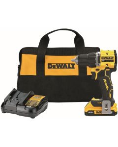 DWTDCD794D1 image(0) - DeWalt ATOMIC 20V MAX* Brushless Cordless 1/2-in. Drill/Driver Kit