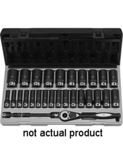 Grey Pneumatic 1/2" Drive x 13mm Deep Duo-Socket - 6 Point