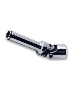 KKN3341G-89-9 image(0) - Ko-ken USA 3341G.89-9 3/8 Square Drive Universal Socket 9 mm Nut Grip Length 89 mm For Glow Plug