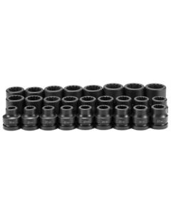 GRE9126M image(0) - Grey Pneumatic 1" Drive 26 Piece Metric Set 19mm to 44mm - 12 Point