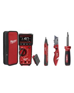MLW2220-20 image(0) - Milwaukee Tool DIGITAL MULTIMETER ELECTRICAL COMBO KIT