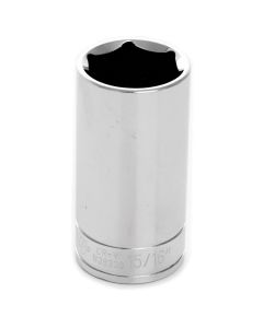WLMW38330 image(0) - Wilmar Corp. / Performance Tool 3/8" Drive 15/16" 6pt Deep Socket