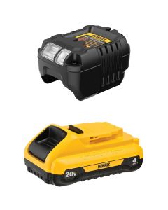 DWTDCB240C image(0) - DEWALT 20V MAX** Battery, Compact Starter Kit, 4.0-Ah