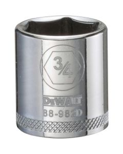 DEWALT 001Pc 38Dr Socket-06Pt-3/4
