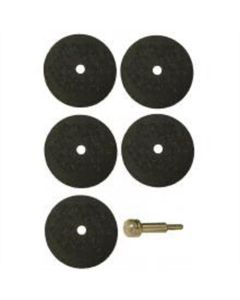 SGT94980 image(0) - SG Tool Aid Five 1/32" Cut-Off Wheels with Arbor