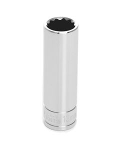 WLMW38713 image(0) - Wilmar Corp. / Performance Tool 3/8" Drive 13mm 12pt Deep Socket