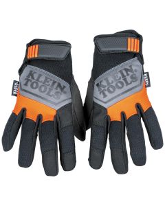 KLE60590 image(0) - Klein Tools Knit Dipped Gloves, Cut Level A4, Touchscreen, X-Large, 2-Pair