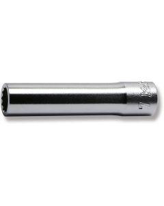 KKN2305M-7 image(0) - Ko-ken USA 2305M-7 1/4 Square Drive Socket 7 mm 12 Point Length 50 mm