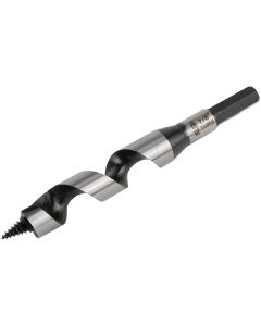 Klein Tools Steel Ship Auger Bit, Screw Point, 1-1/8 x 4-Inch