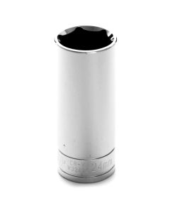 Wilmar Corp. / Performance Tool 1/2" Drive 24mm 6pt Deep Socket
