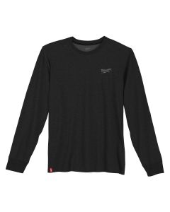 Milwaukee Tool HYBRID WORK TEE - LS BLACK L