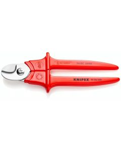 KNP9506230 image(1) - KNIPEX Cable Shears - Plastic Coated Extrusion Handles