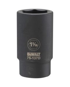 DWTDWMT75137OSP image(0) - DEWALT 3/4" Drive Deep Impact Socket 1-5/16" SAE