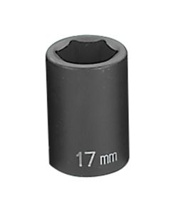GRE2017M image(0) - Grey Pneumatic 1/2" Drive x 17mm Standard Socket