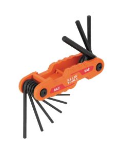 KLE70540 image(0) - Klein Tools Compact Folding Hex Key Set, SAE