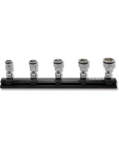 KKNRS2441MZ-5 image(0) - Ko-ken USA 1/4" Sq Dr. Z-series Universal NUT GRIP Sockets - 5 pieces - RS2441MZ/5