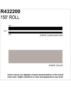 SHR432200 image(0) - SHARPLINE CONVERTING INC MS, 1/2" X 150'; New Pewter Metallic