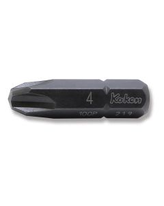KKN100P-32-4 image(0) - Ko-ken USA 100P.32-4 5/16 Hex Drive Bit PH4 Length 32 mm