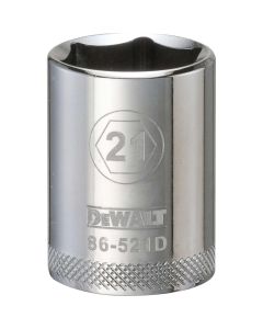 DWTDWMT86521OSP image(0) - DEWALT 001Pc 12Dr Socket-06Pt-21