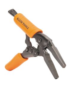 KLE38611 image(0) - Klein Tools Long Nose Locking Pliers, 6-Inch