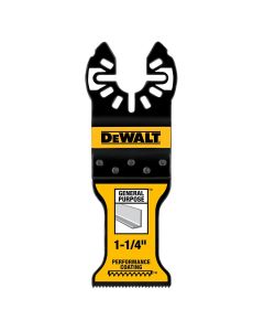 DWTDWA4209B image(0) - DEWALT 1-1/4 In Titanium Oscillating Tool Blade For Metal Cutting (10 Pack)