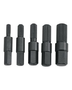 WLMW80635 image(0) - Wilmar Corp. / Performance Tool 5 Piece Bolt Extractor Set