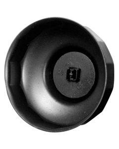 WLMW54069 image(0) - Wilmar Corp. / Performance Tool Filter Cap Wrench 74mm 15 Flute