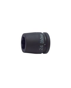 KKN16410M-22 image(0) - Ko-ken USA 16410M-22 3/4 Sq. Dr. Socket 22mm Surface Drive Length 50mm