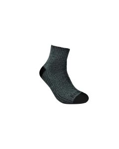 RDBBAMLQ image(0) - Redback Boots USA Bamboo Qtr. Ankle Sock Heather Grey