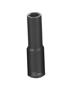 GRE2012MD image(0) - Grey Pneumatic 1/2" Drive x 12mm Deep Socket