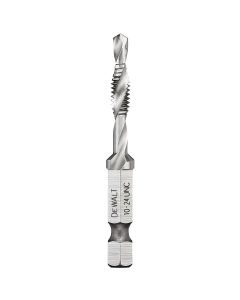 DWTDWADTQTR1024 image(0) - DEWALT Impact Ready 10-24 Unc Drill Tap, 1/4" Capacity