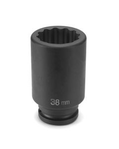 GRE3138MD image(0) - Grey Pneumatic 3/4" Drive x 38mm Deep - 12 Point Socket