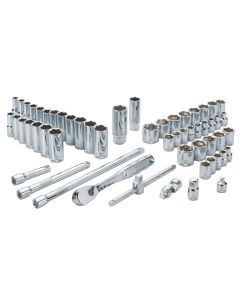 DWTDWMT19252 image(0) - DEWALT 56 Piece 3/8 in Drive Combination Socket Set - 6 & 12 Point