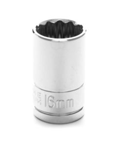 WLMW32816 image(0) - Wilmar Corp. / Performance Tool 1/2" Drive 16mm 12pt Socket